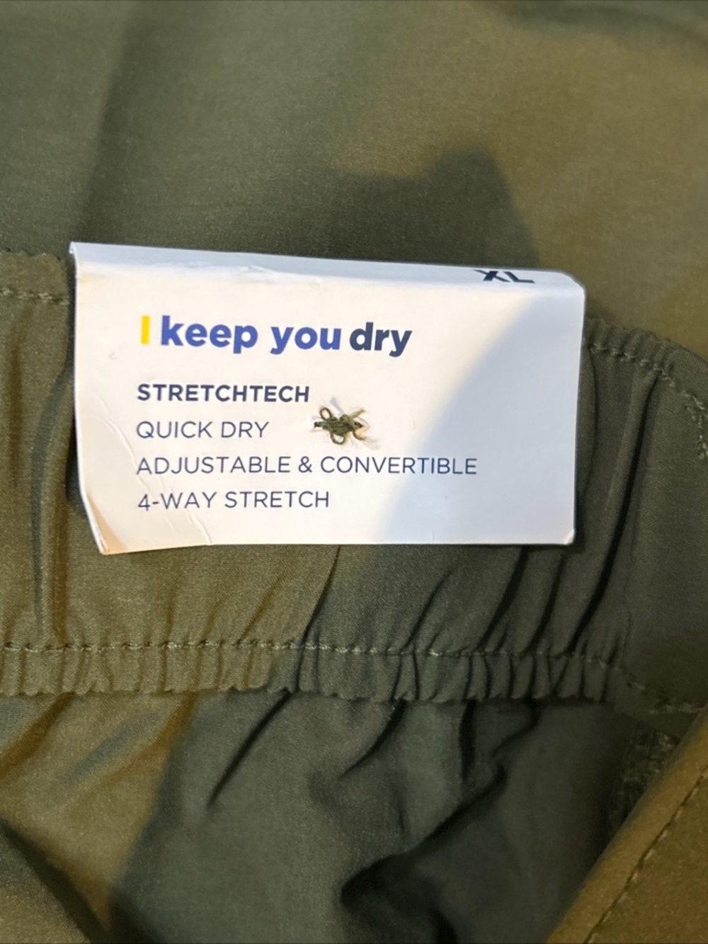 NWT w/FLAW Old Navy Women’s StretchTech Drawstring Wide-Leg Pants Olive Size XL - Picture 14 of 15